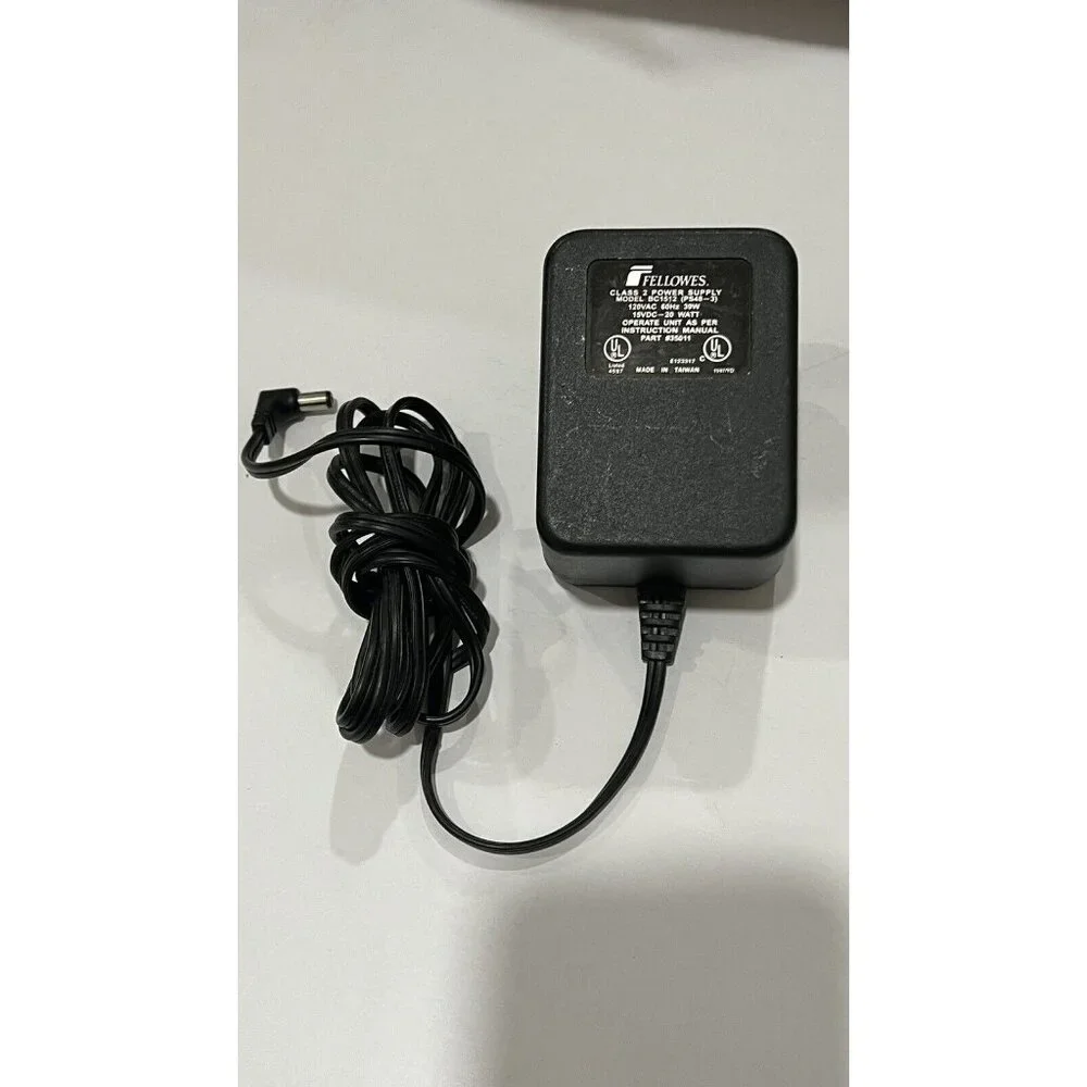 Adapter Fellowes BC 1512 PS48-3 BC1512 (PS48-3) PS483 Part# 35011 Power Cord