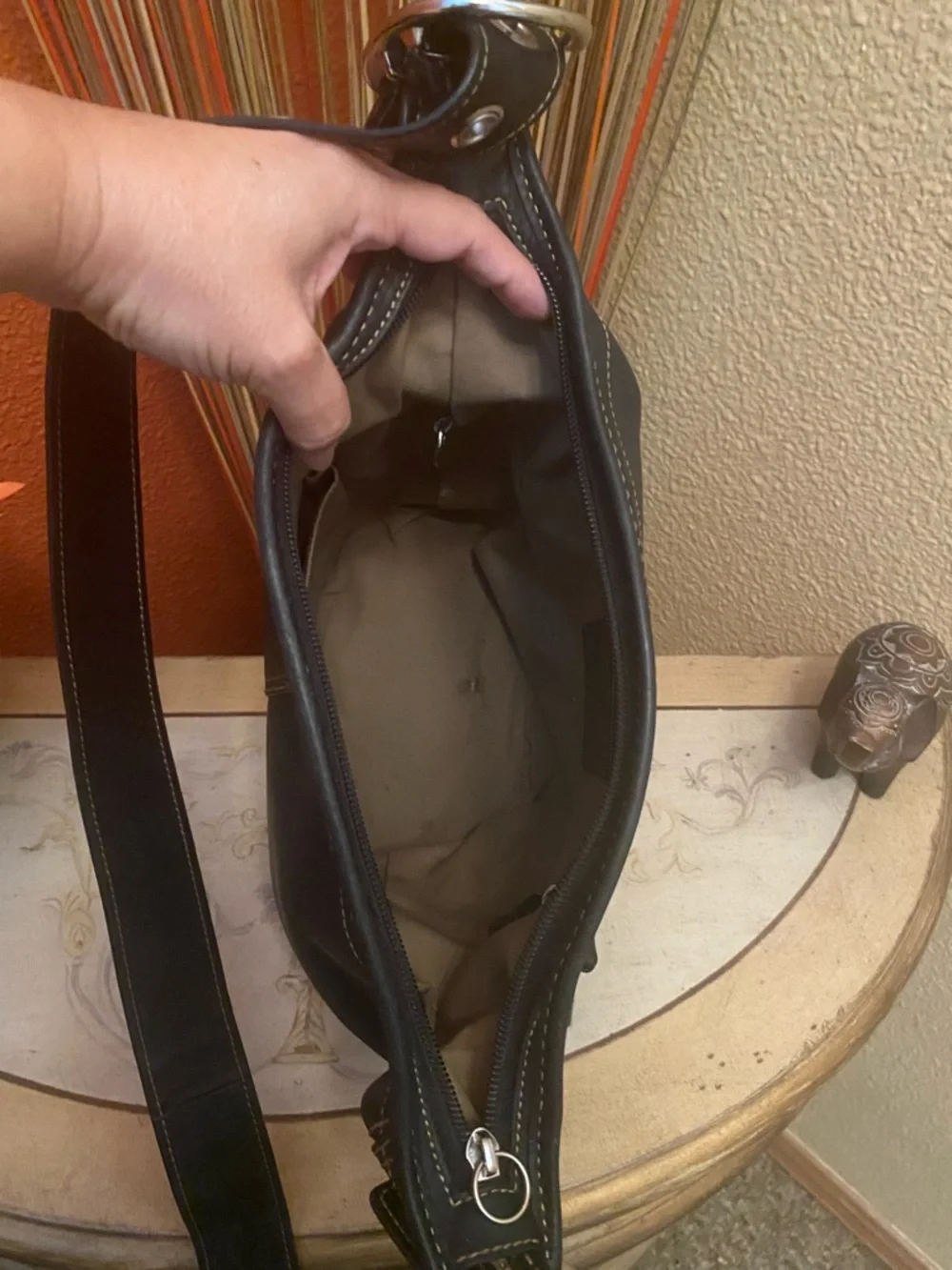 Coach - Vintage/Y2K - EUC - Bleecker Black Leather Bucket Duffle Shoulder Bag