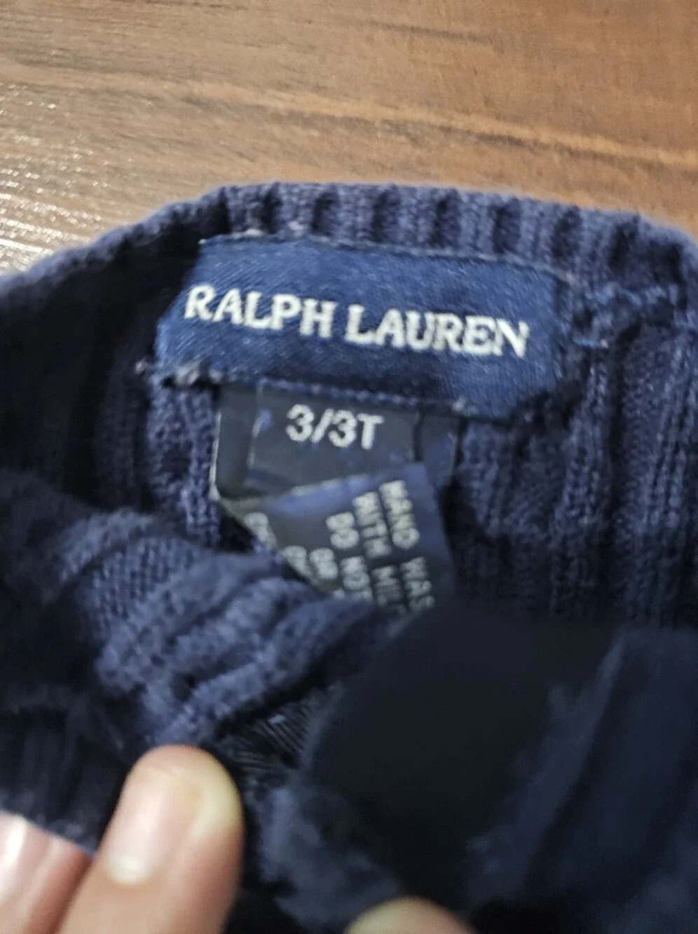 Ralph Lauren classic cable