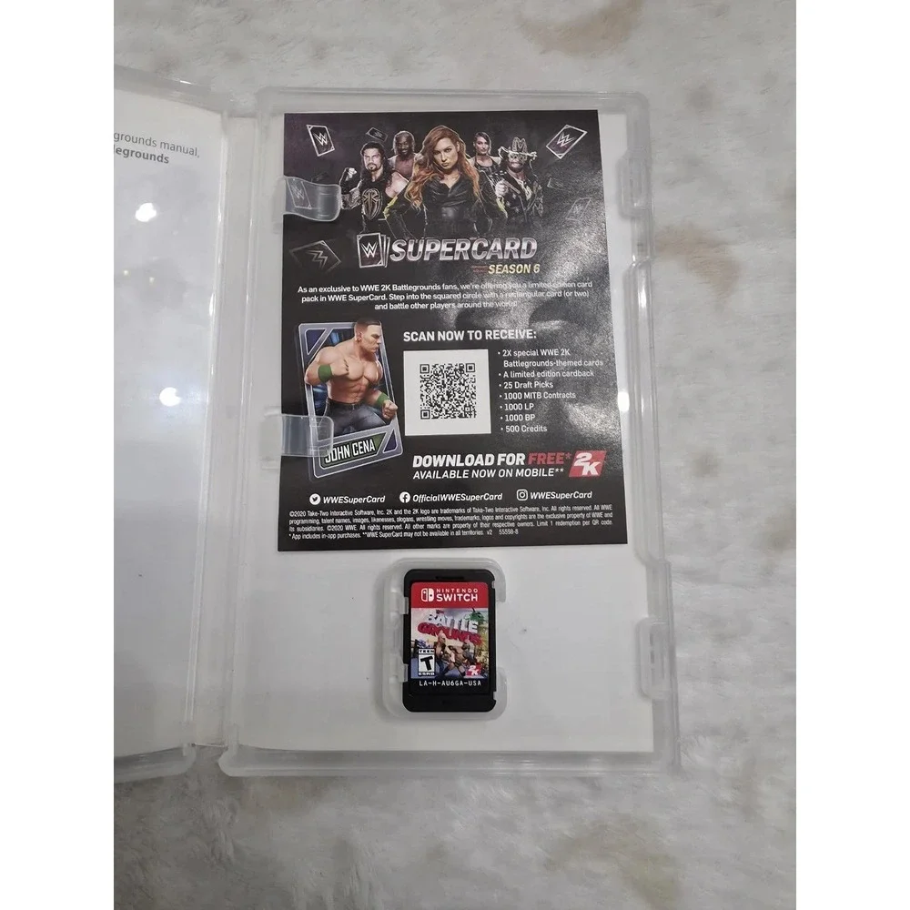 WWE 2K Battlegrounds Nintendo Switch Video Game Wrestling Arcade 2K Games