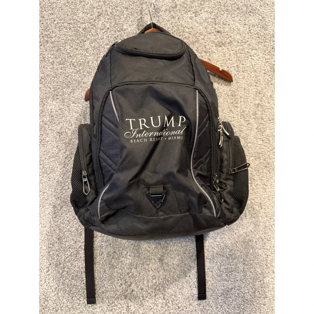 Trump International‎ Beach Resort Miami Backpack Travel Bag Black *