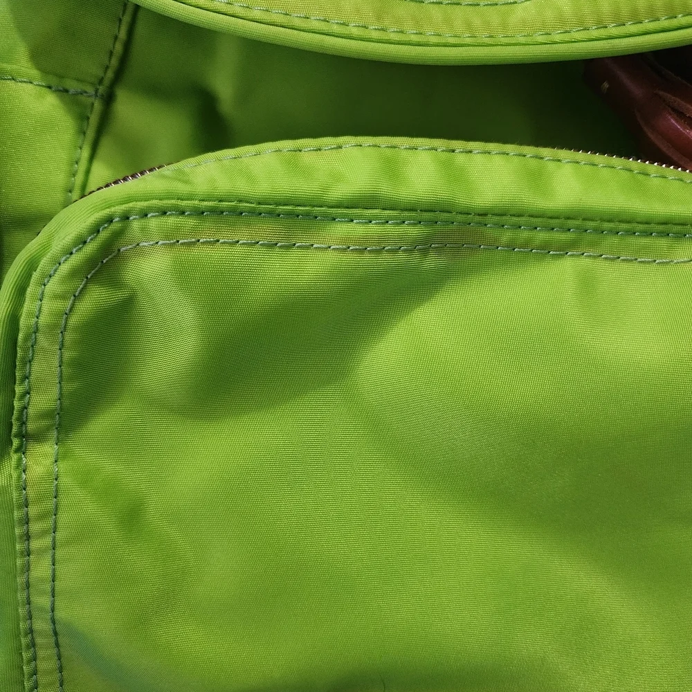 DOONEY & BOURKE NYLON AND LEATHER BACKPACK