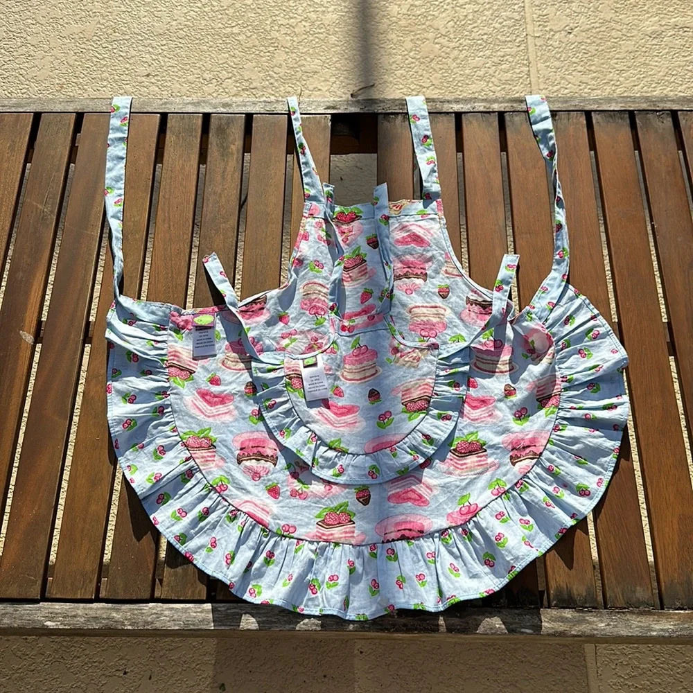 Doll and me matching child and doll apron