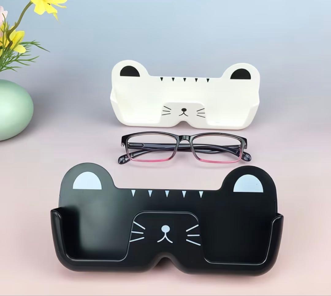 Glasses holder, set of 2, black