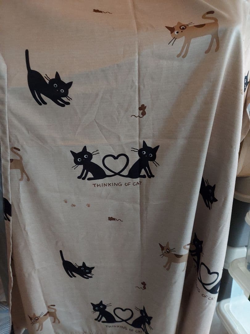 Two blackout curtains