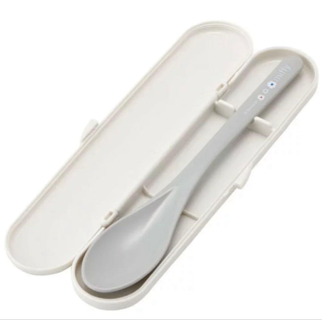 New, Unopened Skater Miffy Long Spoon with Case, Antibacterial